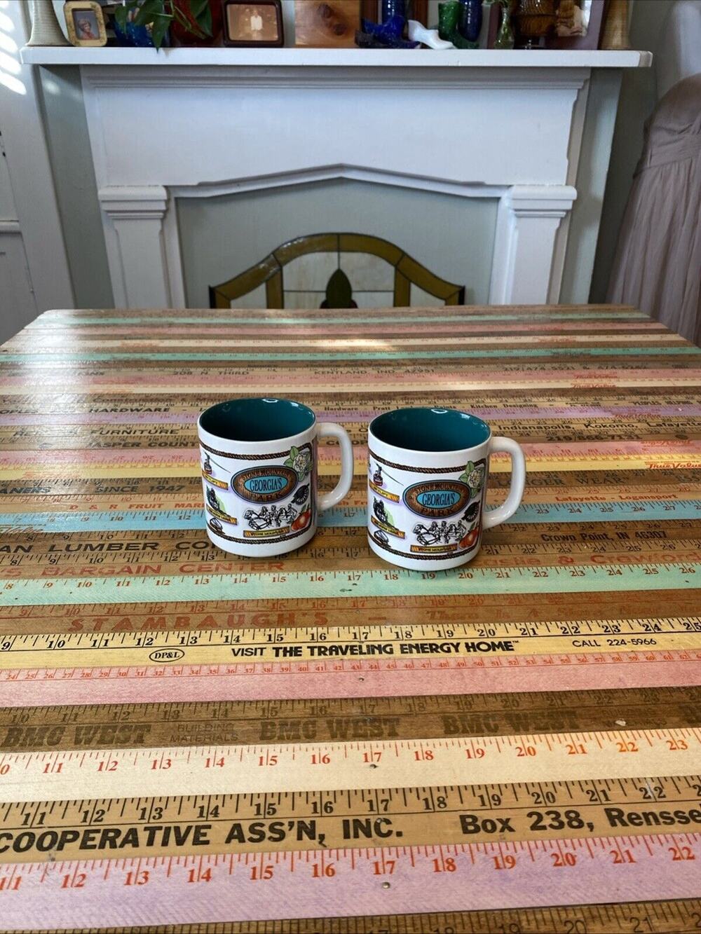 Georgia’s Stone Mountain Park 1990s Y2k Souvenir Coffee Tea Mug Cup LOT OF 2
